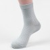 Comfortable Men Bamboo Fiber Socks Casual Business Anti  Bacterial Deodorant Breatheable Man Long Sock 5 Colors By Random