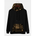 Mens Ethnic Printed Kangaroo Pocket Long Sleeve Hooded Sweatshirts